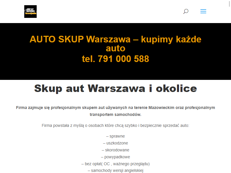 skup samochodów Warszawa