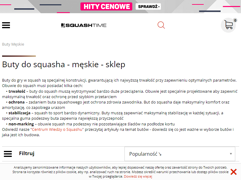 Rakiety do squasha - squashtime.pl