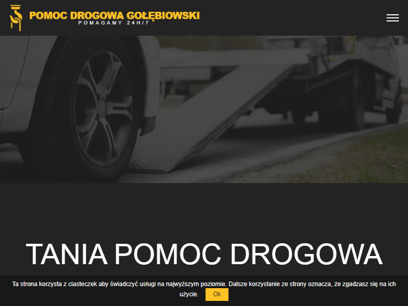 Możliwość skorzystania z usługi odholowania dla motorów proponowana przez firmę POMOC DROGOWA GOŁĘBIOWSKI 